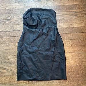 Free people fitted leather dress
